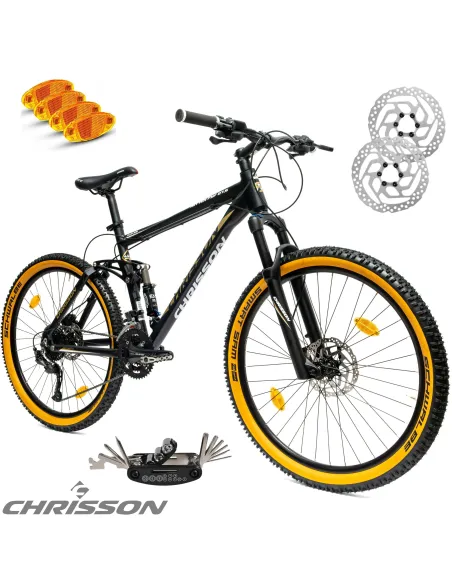 Rower Męski Górski 27,5" SHIMANO Full Amortyzacja Hydraulika Aluminium MTB