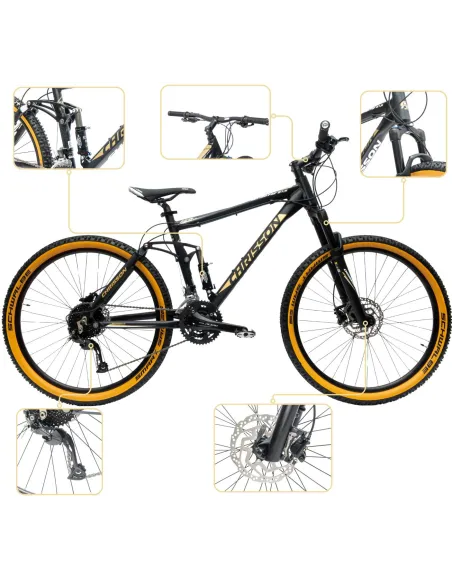 Rower Męski Górski 27,5" SHIMANO Full Amortyzacja Hydraulika Aluminium MTB