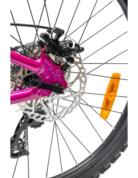 Rower Dziewczęcy Górski Koła 24" Junior MTB Aluminium Tarcze Amory SHIMANO