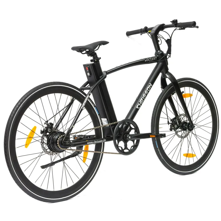 Rower Elektryczny Męski Trekkingowy Koła 28" LCD 250 W Tarcze Aluminium