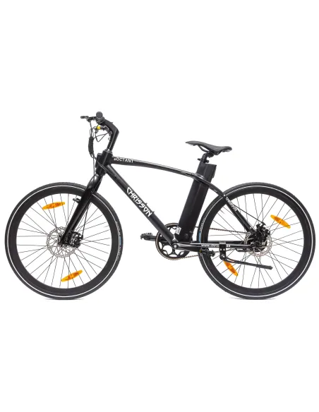 Rower Elektryczny Męski Trekkingowy Koła 28" LCD 250 W Tarcze Aluminium