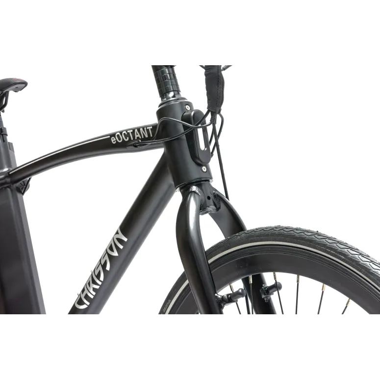 Rower Elektryczny Męski Trekkingowy Koła 28" LCD 250 W Tarcze Aluminium