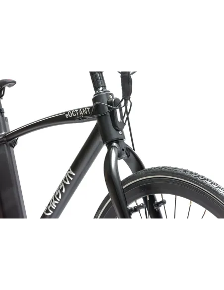 Rower Elektryczny Męski Trekkingowy Koła 28" LCD 250 W Tarcze Aluminium