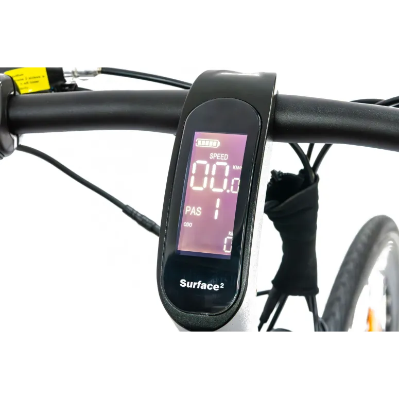 Rower Elektryczny Męski Trekkingowy Koła 28" LCD 250 W Tarcze Aluminium