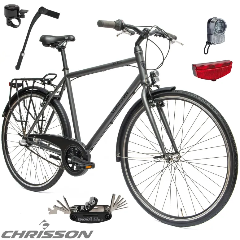 Rower Męski Miejski 28" SHIMANO Nexus Oświetlenie Bagażnik Stopka Błotniki