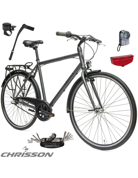 Rower Męski Miejski 28" SHIMANO Nexus Oświetlenie Bagażnik Stopka Błotniki