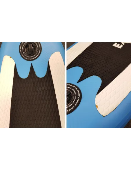Deska Surfingowa SUP Exprotrek Paddle Niebieska Nadmuchiwana Max 150 kg