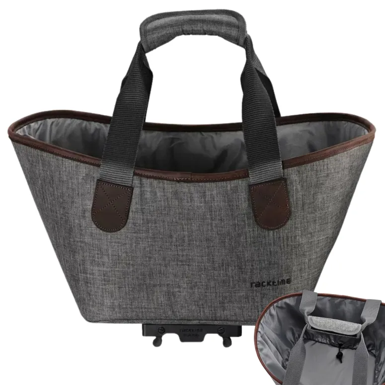 Torba Rowerowa na Bagażnik RackTime Agnetha Dust Grey 15 L Przeciwdeszczowa