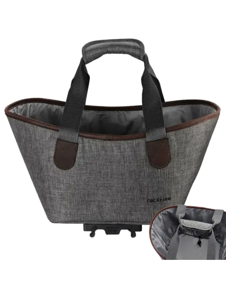 Torba Rowerowa na Bagażnik RackTime Agnetha Dust Grey 15 L Przeciwdeszczowa