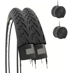 Opona Rowerowa 2x 700 x 28C + 2x Dętka – ZESTAW Szosowa Miejska Trekking