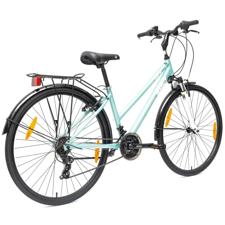 Rower Damski Trekkingowy 28" ALU SHIMANO Turystyczny Dzwonek Stopka