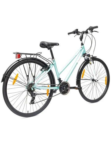 Rower Damski Trekkingowy 28" ALU SHIMANO Turystyczny Dzwonek Stopka