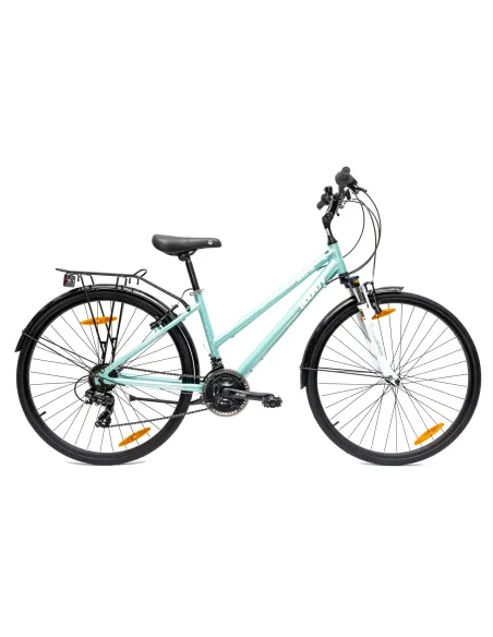 Rower Damski Trekkingowy 28" ALU SHIMANO Turystyczny Dzwonek Stopka