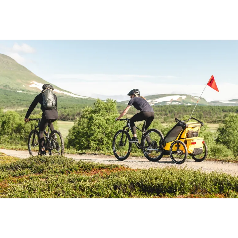 Przyczepka Rowerowa Thule Chariot Sport Yellow Wózek Do Roweru Składana