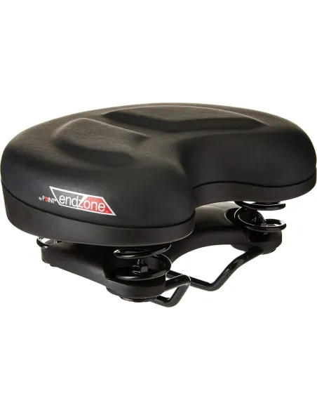 Siodełko Rowerowe Damskie Endzone Point Czarne 4-krotne Zawieszenie