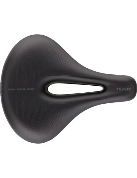 Siodełko Rowerowe Damskie Miejskie Trekking Terry Anatomica Flex Gel Czarne