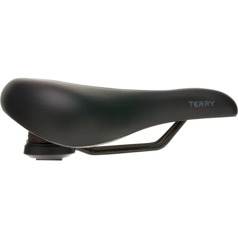 Siodełko Rowerowe Damskie Miejskie Trekking Terry Anatomica Flex Gel Czarne