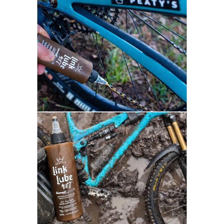 Smar do Łańcucha Rowerowego na Mokrą Pogodę Peaty's LinkLube Wet Chain 60ml