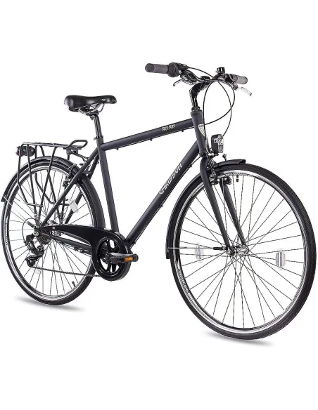 Rower Męski Miejski Koła 28" SHIMANO Lekki Bagażnik Błotniki Światła