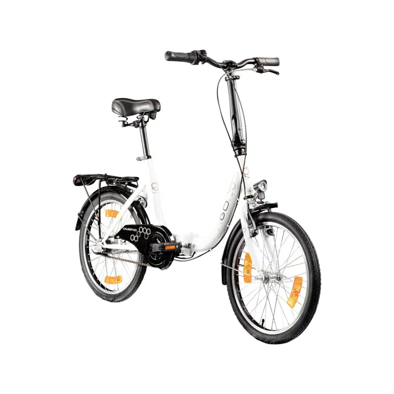 Rower Damski Męski Składany 20" SHIMANO Nexus Miejski Składak Oświetlenie