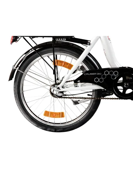 Rower Damski Męski Składany 20" SHIMANO Nexus Miejski Składak Oświetlenie