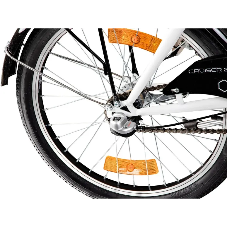 Rower Damski Męski Składany 20" SHIMANO Nexus Miejski Składak Oświetlenie