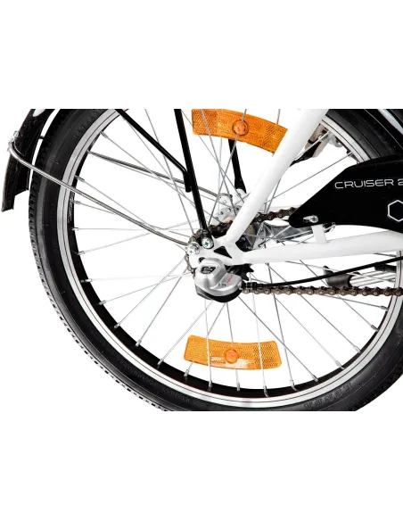 Rower Damski Męski Składany 20" SHIMANO Nexus Miejski Składak Oświetlenie