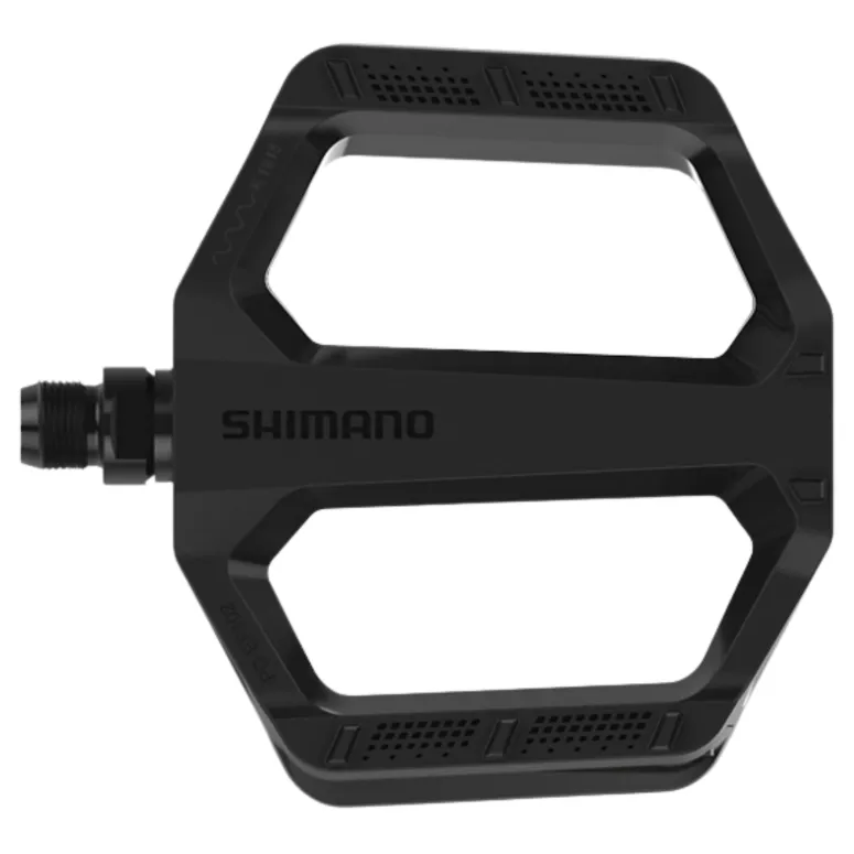 Pedały Platformowe Rowerowe SHIMANO PD-EF102 Gravel MTB z Odblaskami Żywica