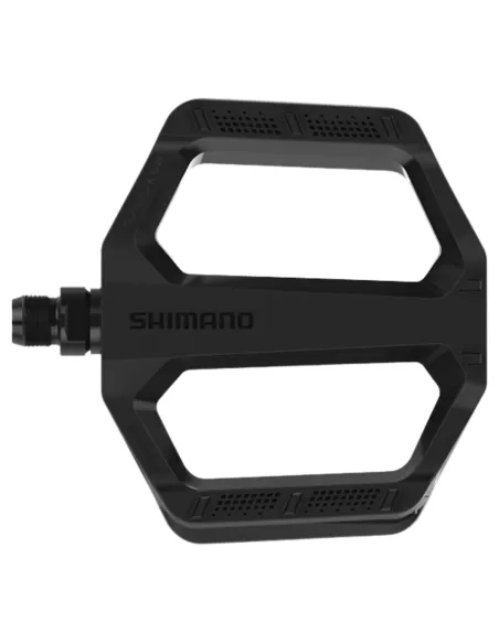 Pedały Platformowe Rowerowe SHIMANO PD-EF102 Gravel MTB z Odblaskami Żywica