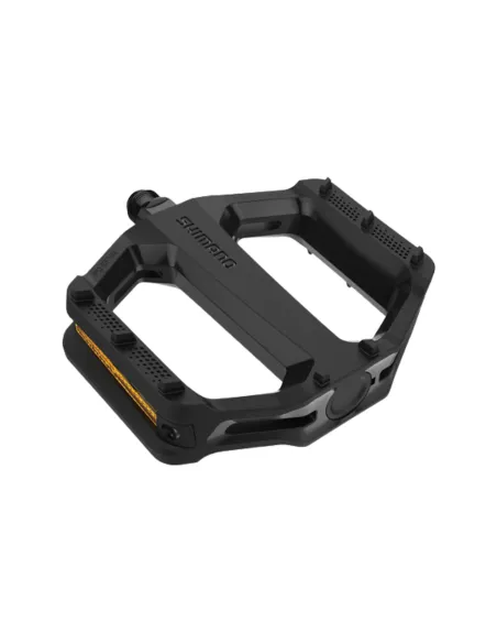 Pedały Platformowe Rowerowe SHIMANO PD-EF102 Gravel MTB z Odblaskami Żywica
