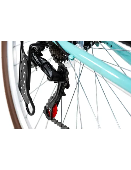 Rower Miejski Damski Retro 28 6 Biegów Światła - 3