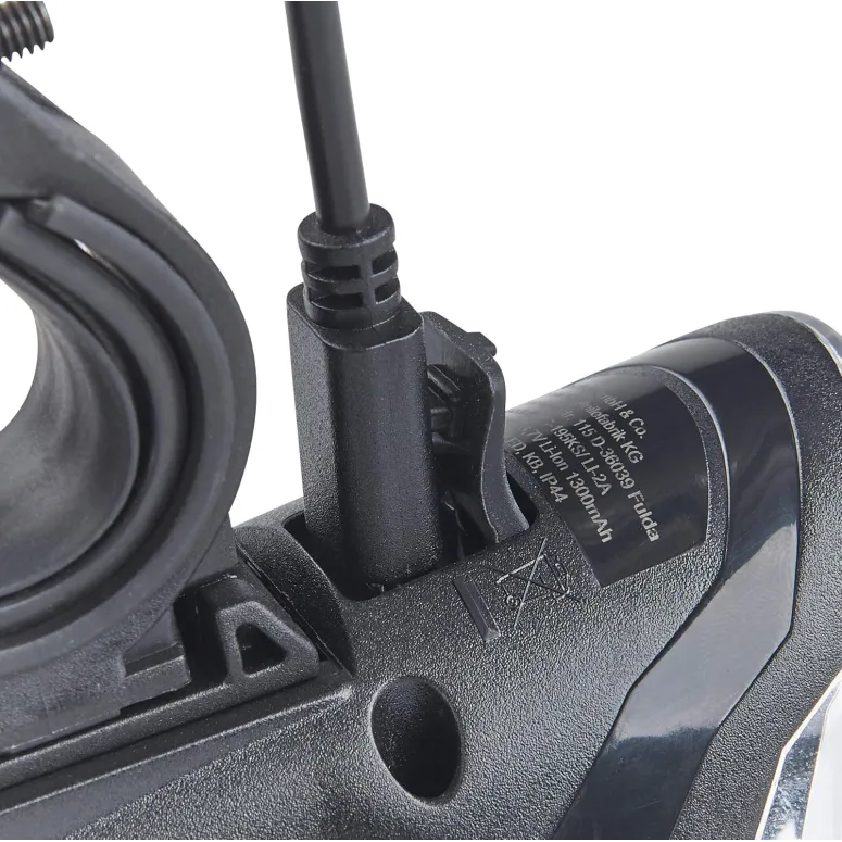 Lampka Rowerowa Przednia i Tylna LED USB 70 Lux ZESTAW Büchel Vancouver Pro