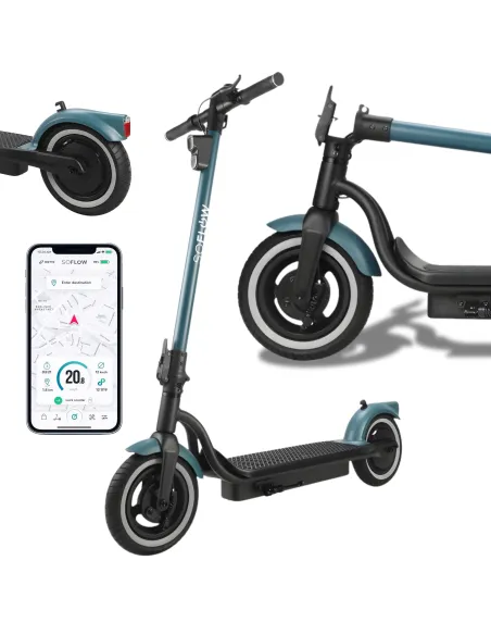 Hulajnoga Elektryczna Składana Miejska SoFlow SO2 AIR MAX 500W 17,4 Ah 80km