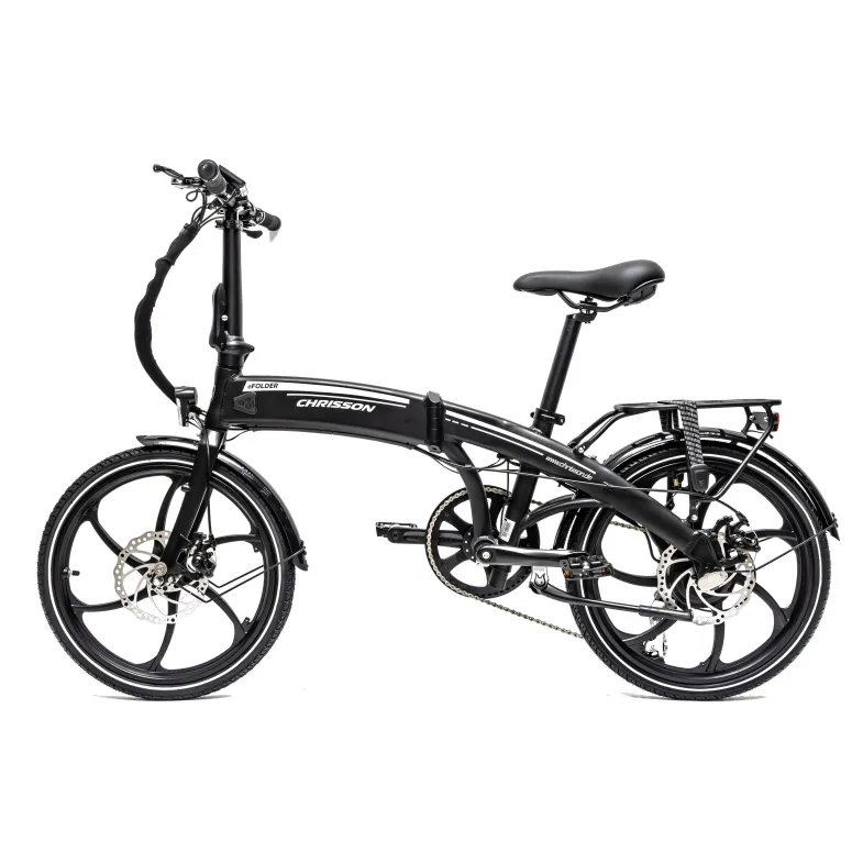 Rower Elektryczny Damski Męski Składany 20" Alu SHIMANO Tarcze 250 W LCD