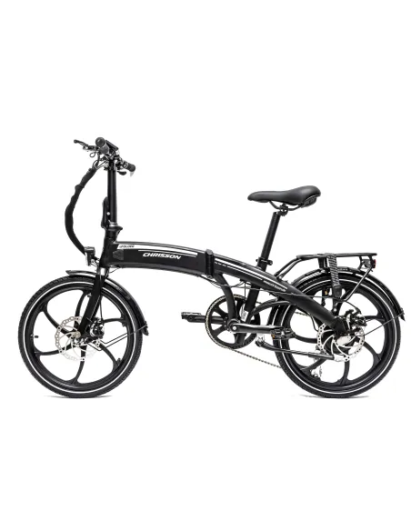 Rower Elektryczny Damski Męski Składany 20" Alu SHIMANO Tarcze 250 W LCD