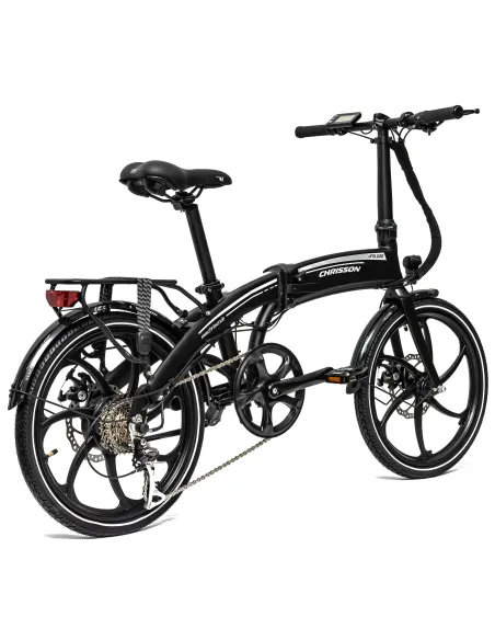 Rower Elektryczny Damski Męski Składany 20" Alu SHIMANO Tarcze 250 W LCD