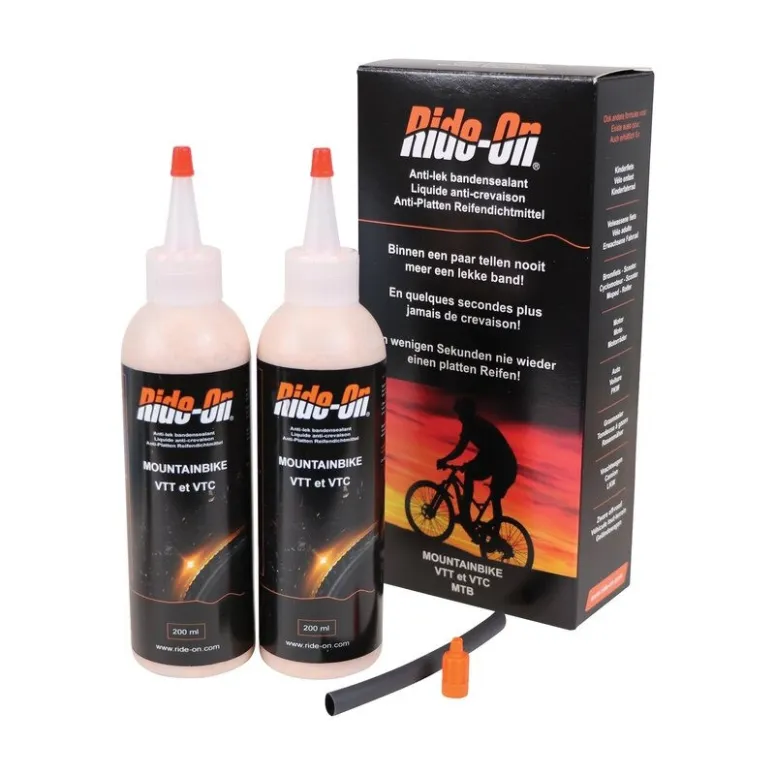 Żel Antyprzebiciowy Wyrównujący Ride-On Anti-Leak 2x200 ml Mleczko do Opon