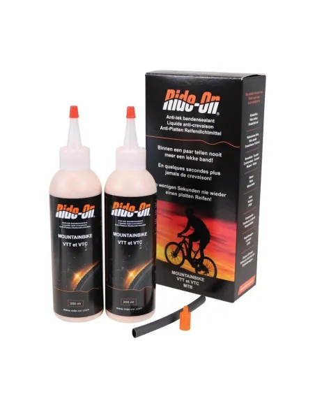Żel Antyprzebiciowy Wyrównujący Ride-On Anti-Leak 2x200 ml Mleczko do Opon