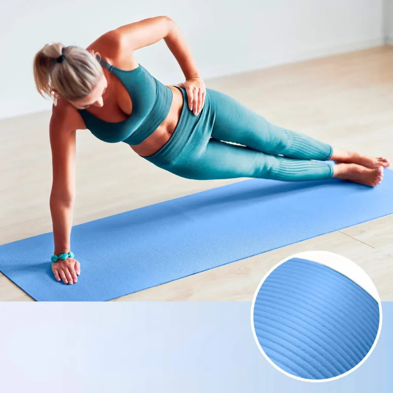 Mata do Ćwiczeń Fitness Joga Antypoślizgowa Mocna Miękka Wygodna 1,5 cm