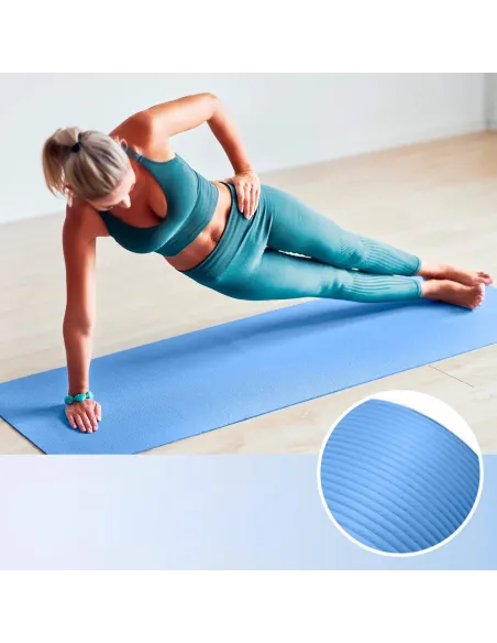 Mata do Ćwiczeń Fitness Joga Antypoślizgowa Mocna Miękka Wygodna 1,5 cm