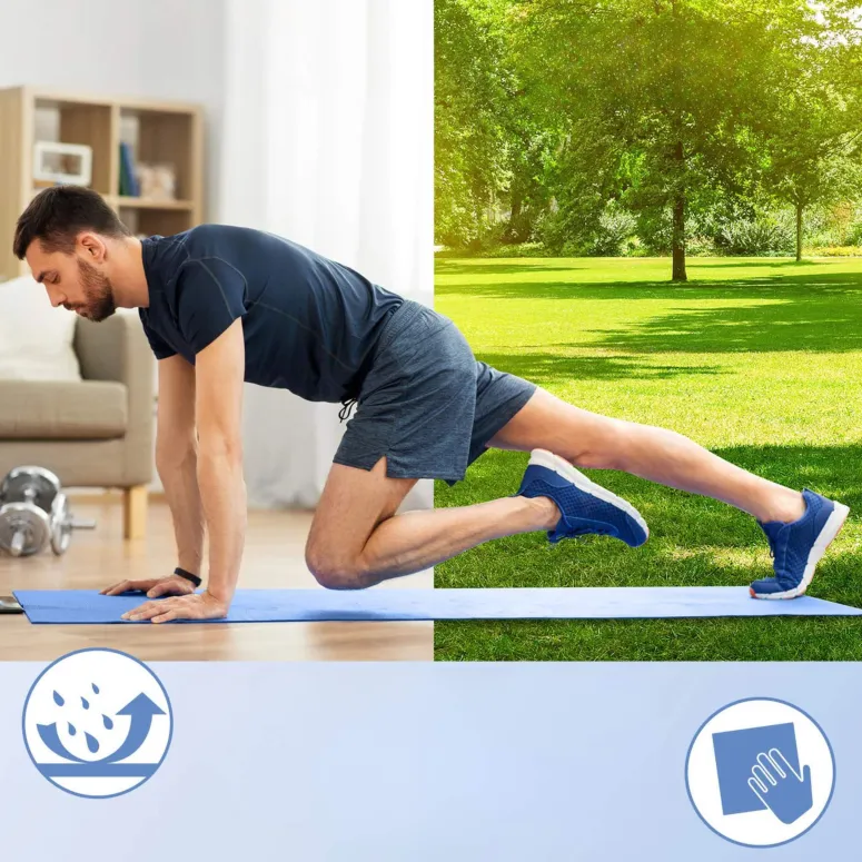 Mata do Ćwiczeń Fitness Joga Antypoślizgowa Mocna Miękka Wygodna 1,5 cm