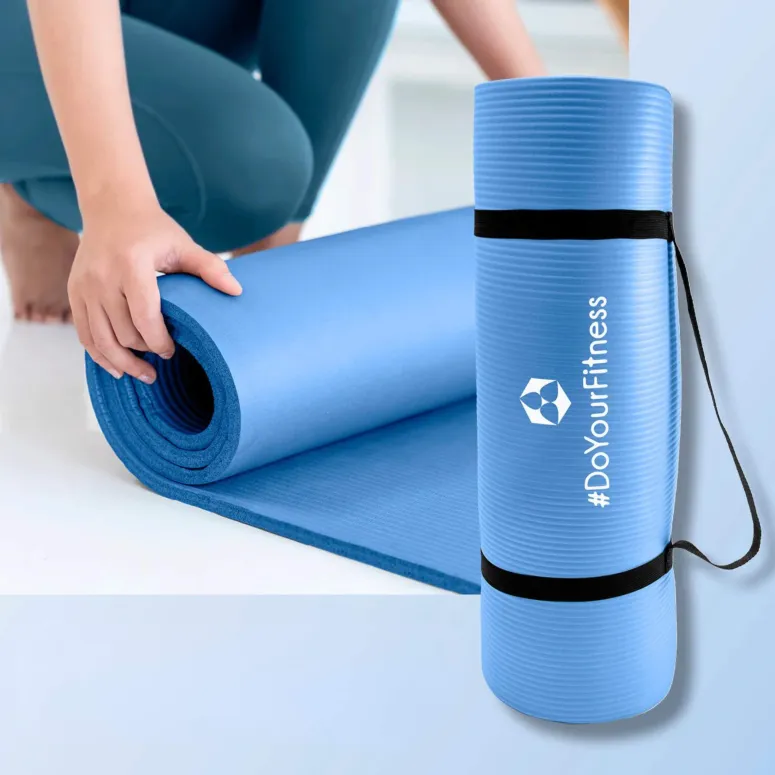 Mata do Ćwiczeń Fitness Joga Antypoślizgowa Mocna Miękka Wygodna 1,5 cm