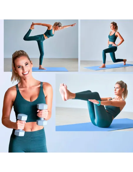 Mata do Ćwiczeń Fitness Joga Antypoślizgowa Mocna Miękka Wygodna 1,5 cm