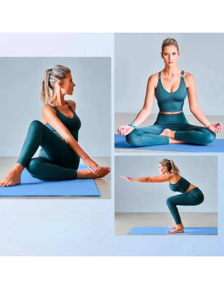 Mata do Ćwiczeń Fitness Joga Antypoślizgowa Mocna Miękka Wygodna 1,5 cm