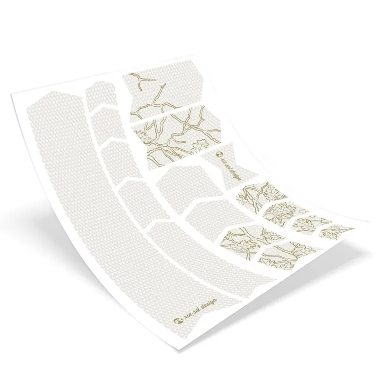 Folia Ochronna na Ramę Roweru Riesel Design T3-F015 – Oak Leaves