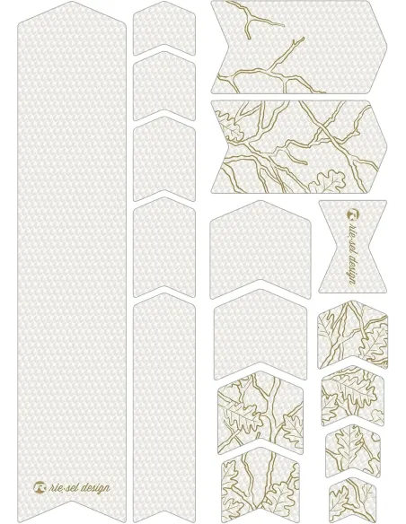 Folia Ochronna na Ramę Roweru Riesel Design T3-F015 – Oak Leaves