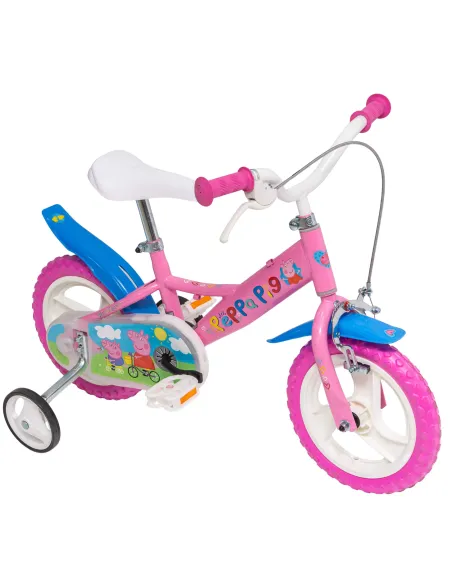Rower Dziewczęcy Peppa Pig Świnka Peppa Koła 12" Kółka boczne Błotniki