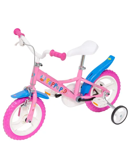 Rower Dziewczęcy Peppa Pig Świnka Peppa Koła 12" Kółka boczne Błotniki