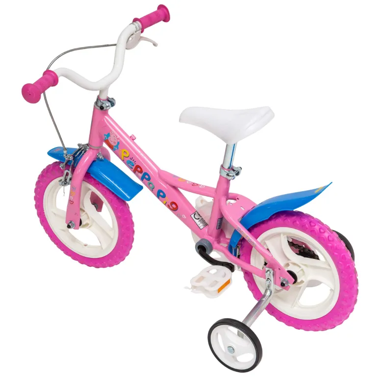 Rower Dziewczęcy Peppa Pig Świnka Peppa Koła 12" Kółka boczne Błotniki