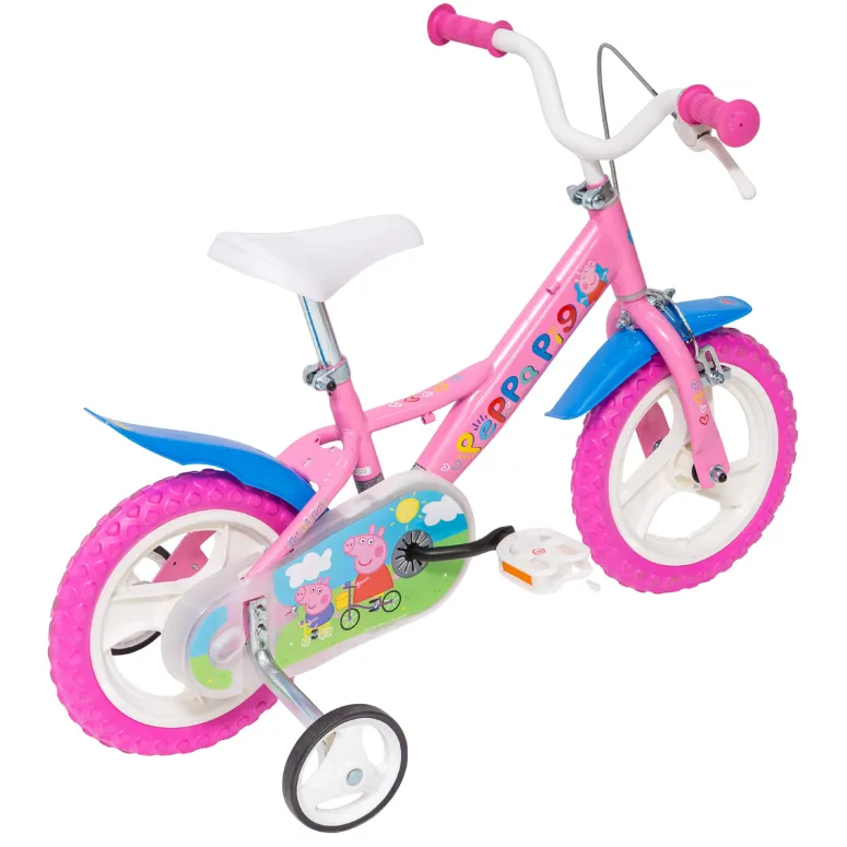 Rower Dziewczęcy Peppa Pig Świnka Peppa Koła 12" Kółka boczne Błotniki